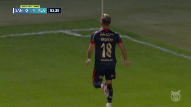 Andreas Pereira’s debut goal with Flamengo